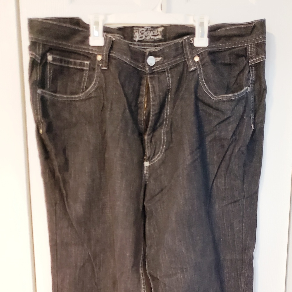 Men's Enyce Black Faded Jeans